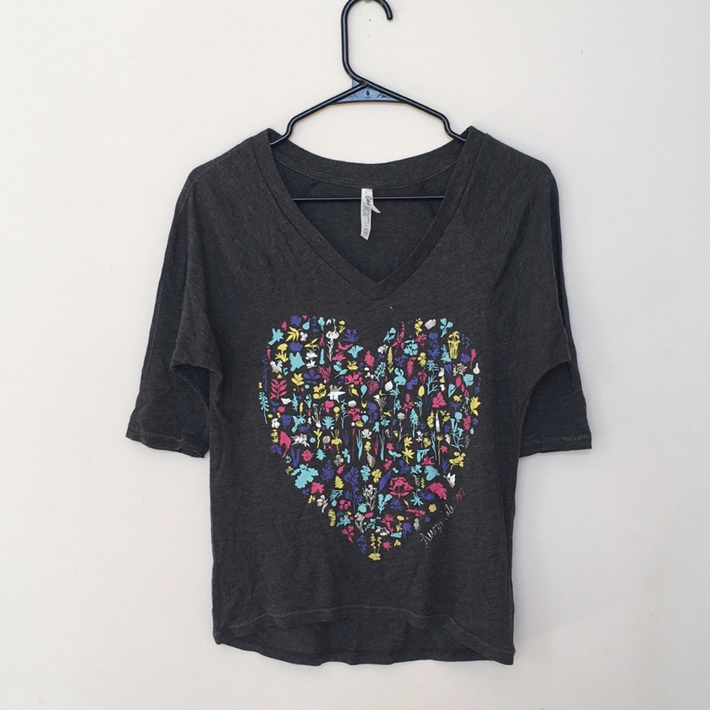 Quarter Sleeve Graphic Tee
